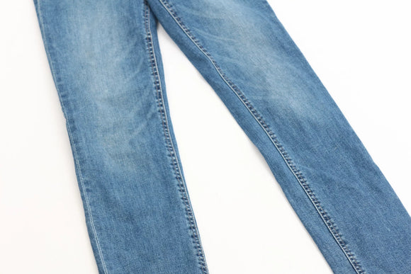 H&M slim ankle regular waist blue jeans - 6