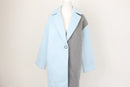 ONLY blue and grey knitted coat - S-1