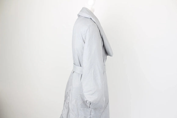 Vero Moda light grey midi puffer jacket - L