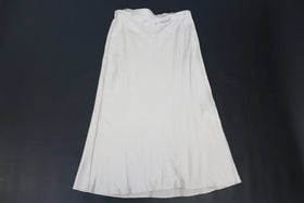 ZARA champagne midi satin skirt - XL