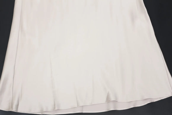 ZARA champagne midi satin skirt - XL