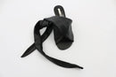 ZARA Black faux leather wrap around heals - 3-3