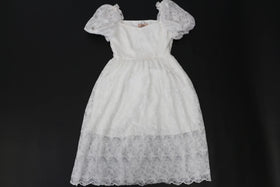 Vero Moda cream lace midi dress - S