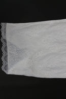 BOOHOO white corset lace midi dress - 12-2