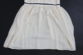 MANGO cream chiffon halter neck dress - M - 0