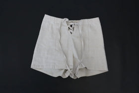 BOOHOO beige shorts with tie - 10