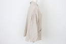 BOOHOO beige textured lightweight cotton oversized shirt - 16-4
