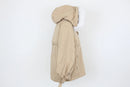 ONLY light brown winter jacket with fur details - XS-3