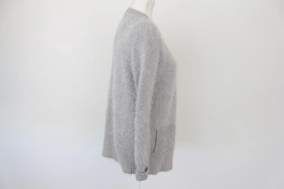 Cotton On grey super fluffy cardigan - XS