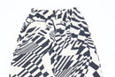 Superbalist satin black and cream flowy pants - 10-2