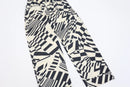 Superbalist satin black and cream flowy pants - 10-3