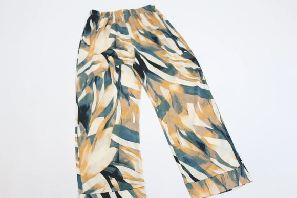 Superbalist satin tropical flowy pants - 10