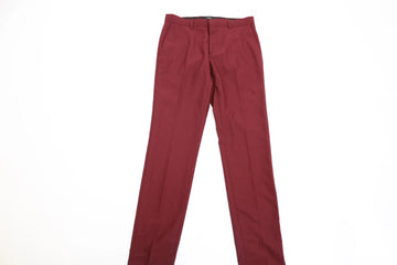 Maroon Skinny Fit Trousers – Size 30 | Brand new
