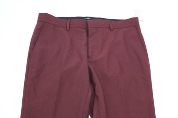 Maroon Skinny Fit Trousers – Size 30 | Brand new - 0