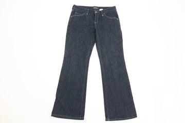 Dark Blue Petite Flare Jeans – Size 4 | Thrift Finds