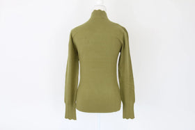 Truworths green scalloped jersey - 0