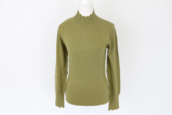 Truworths green scalloped jersey