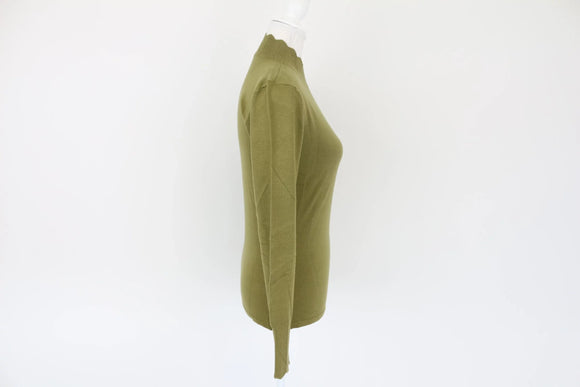 Truworths green scalloped jersey