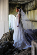 Bride & Co. Soft White Wedding Dress, Including Veil - 2/XS-21